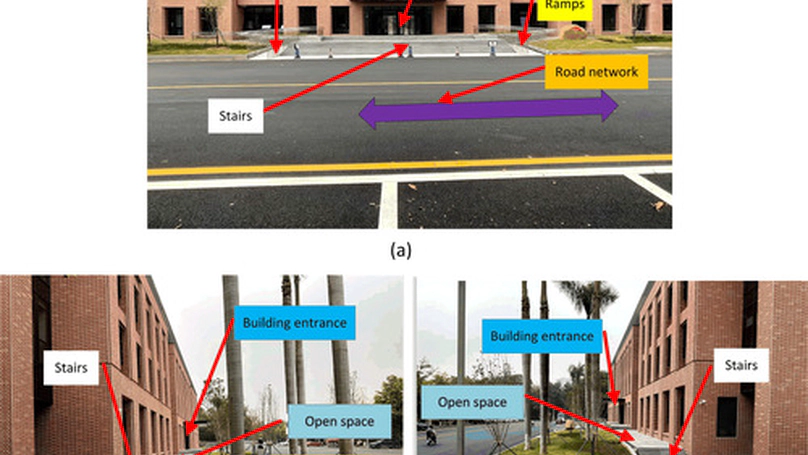 Integrating IndoorGML with outdoors:Automatic routing graph generation for indoor‐outdoor transitional space for seamless navigation